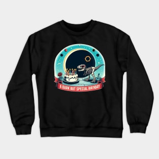 birthday in solar eclipse april8 2024 Crewneck Sweatshirt